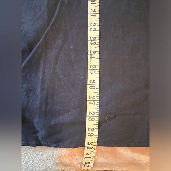 Perry Ellis | Men’s Linen Blend Navy Blue Front Open Shirt; Size XL (tall) NWT - Picture 6 of 15